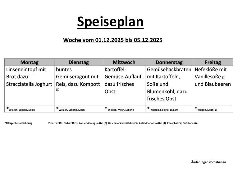 Speiseplan 20 1