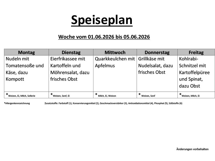 Speiseplan 20 1