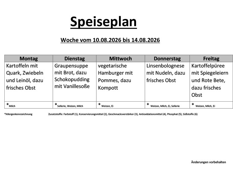 Speiseplan 20 1
