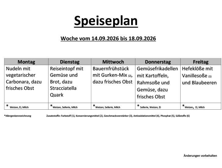 Speiseplan 20 1