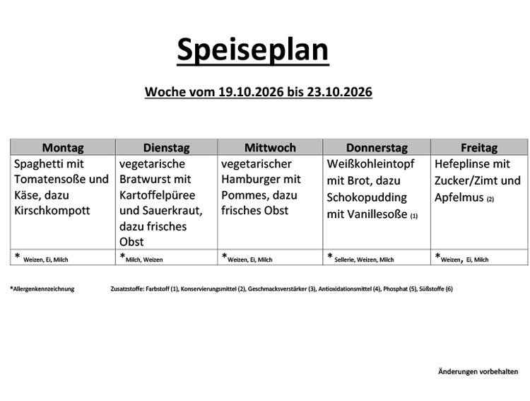 Speiseplan 20 1