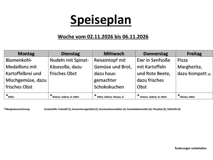 Speiseplan 20 1