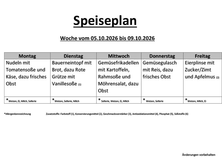 Speiseplan 20 1