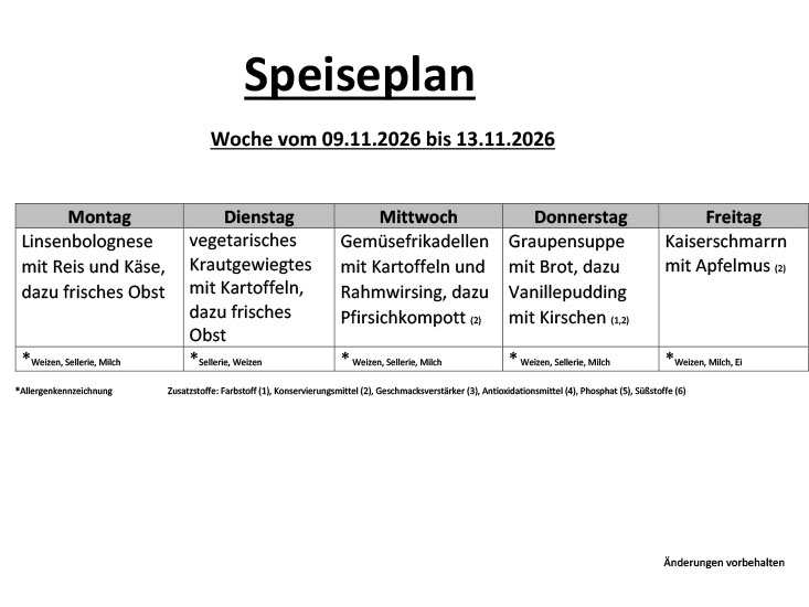 Speiseplan 20 1
